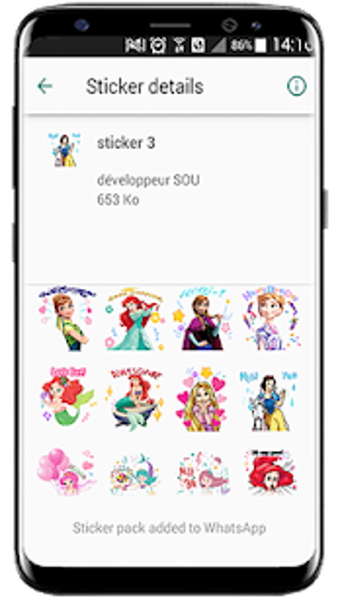 Image 1 for Cute princess stickers fo…