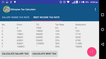 Image 0 for Ethiopian Tax Calculator …