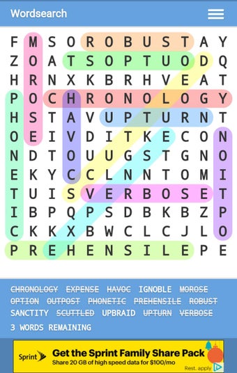 Image 2 for Word Search with mPOINTS