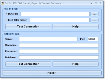 Image 0 for FoxPro IBM DB2 Import, Ex…