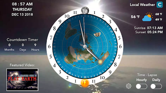 Image 0 for Flat Earth Sun, Moon & Zo…
