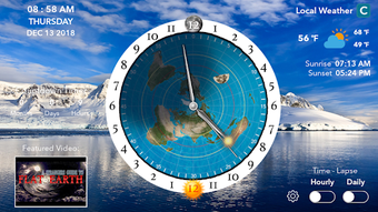 Image 0 for Flat Earth Sun, Moon & Zo…