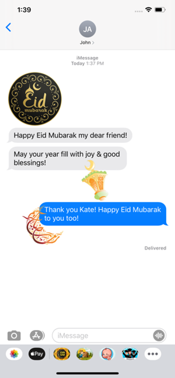 Image 1 for Eid Mubarak Stickers and …