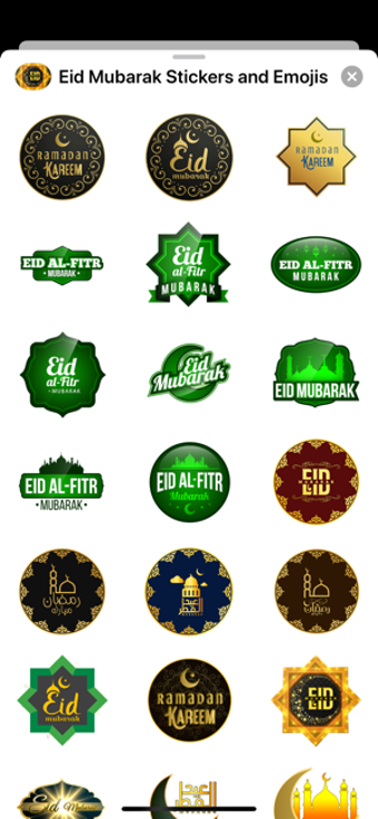 Image 2 for Eid Mubarak Stickers and …