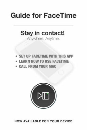 Image 0 for Guide for Facetime & Face…