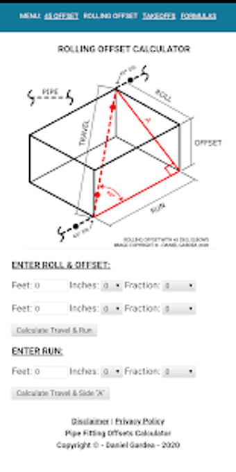 Imagen 0 para Pipe Fitting Offsets Calc…