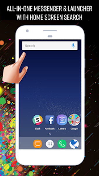 Imagen 2 para Messenger Home - Launcher…