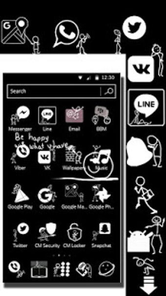 Imagen 0 para Black and White Blackboar…