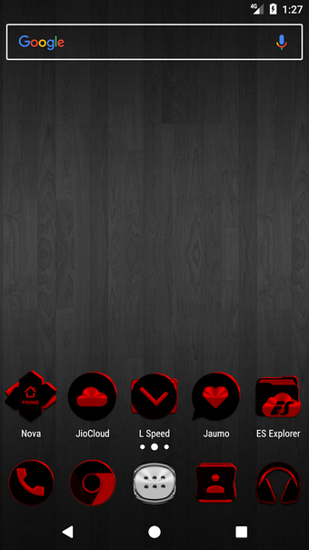 Image 3 for Black and Red Icon Pack