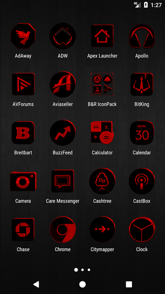 Image 0 for Black and Red Icon Pack