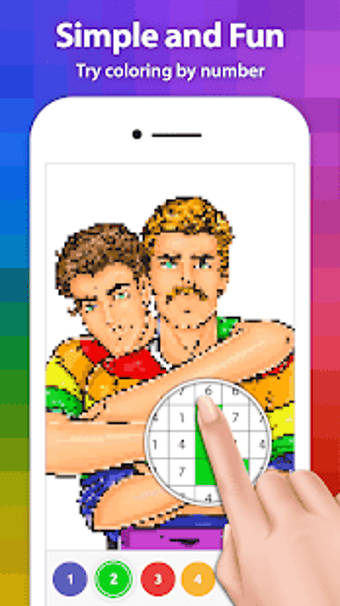 Image 1 for LGBT Color by Number for …