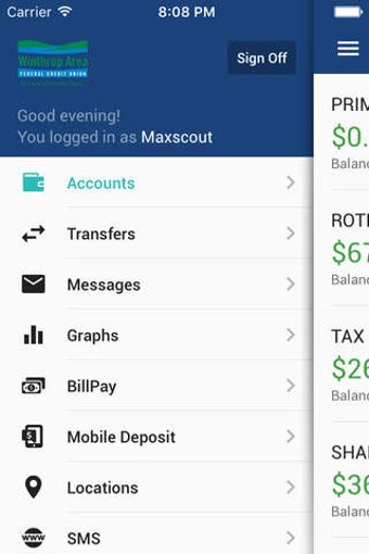 Image 0 for Winthrop Area FCU Mobile …