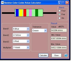 Imagen 0 para Resistance Color Code Val…