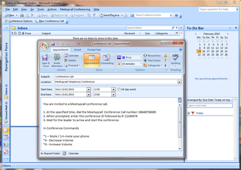 Image 0 for Meetupcall Outlook Add-In