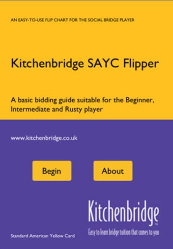 Image 0 for Bridge SAYC Flipper