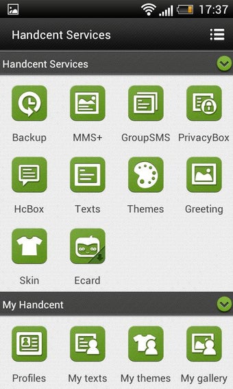 Image 1 for Handcent 5 Skin Sense