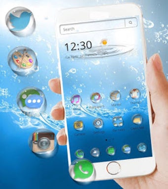 Imagen 0 para Blue Water Theme with wat…