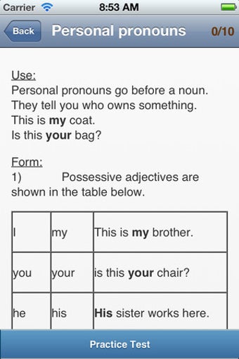 Imagen 1 para English Grammar Practice