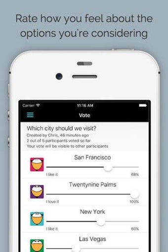 Image 0 for VoteUp: Fast group voting…