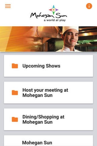 Image 0 for Mohegan Today App