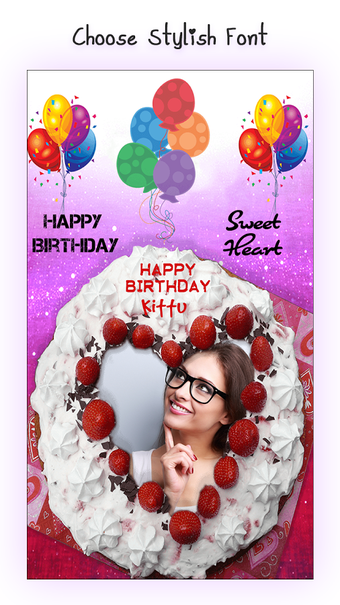 Image 0 for Name Photo on Birthday Ca…