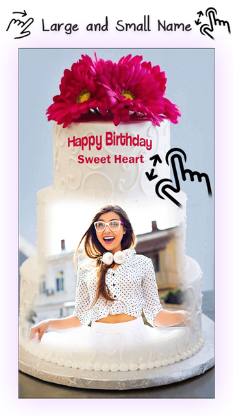 Image 2 for Name Photo on Birthday Ca…