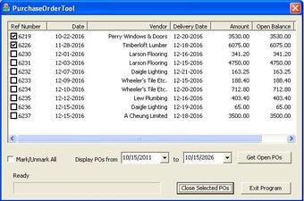 Image 0 for Purchase Order Tool