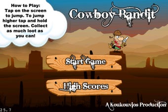 Image 0 for Cowboy Bandit The Game- C…