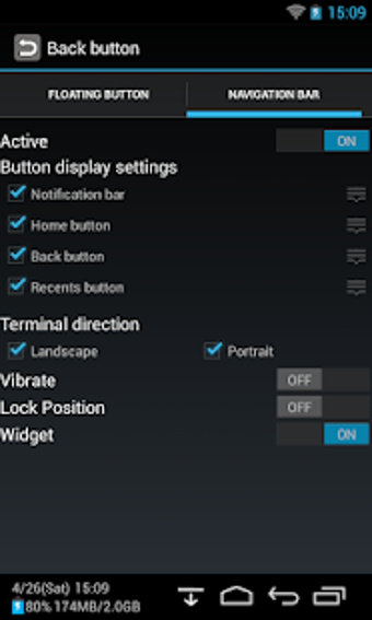 Imagen 1 para Back Button (No root)
