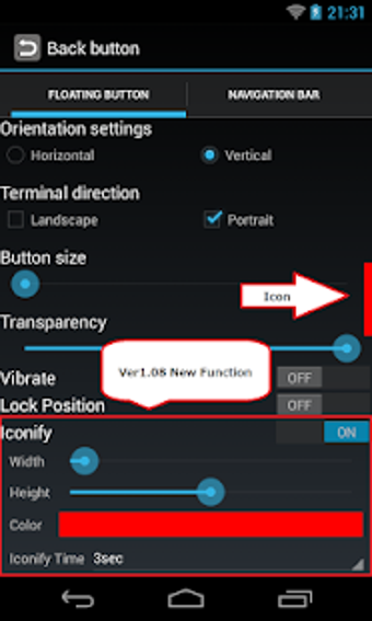 Imagen 3 para Back Button (No root)