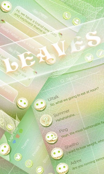 Image 2 for (FREE) GO SMS PRO LEAVES …