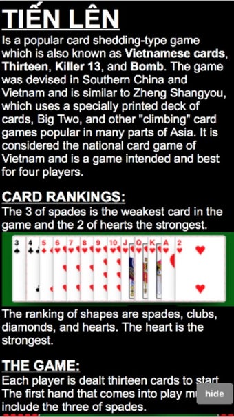 Image 1 for Tien Len Game