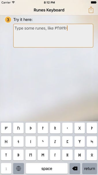 Image 1 for Runes Keyboard with Futha…