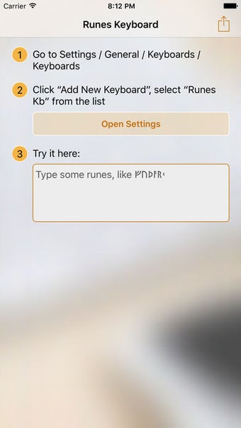 Image 1 for Runes Keyboard with Futha…