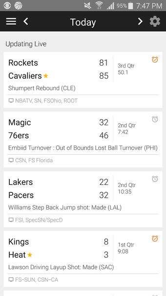 Imagen 0 para Basketball Scores NBA Sch…