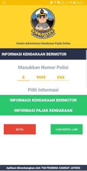 Imagen 0 para SAKPOLE e-SAMSAT JATENG