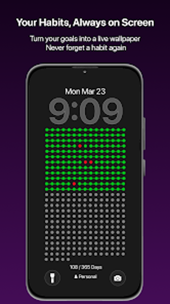 Imagen 0 para HabitScreen: Dot Life Cal…