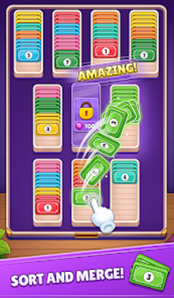 Imagen 0 para Money Stack Sort: Cash Me…