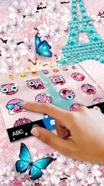 Image 1 for Girly Paris Keyboard - Gi…