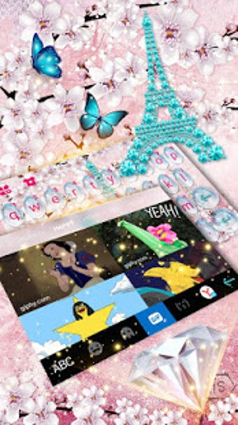 Image 3 for Girly Paris Keyboard - Gi…