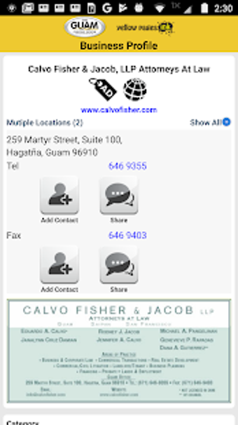 Image 3 for The Guam Phone Book