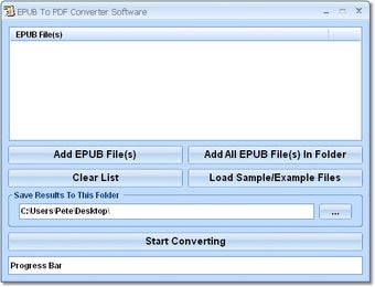 Image 0 for EPUB To PDF Converter Sof…