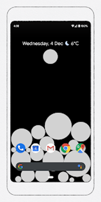 Activity Bubbles - A Digital Wellbeing Experiment Screen Views 4