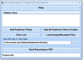 Image 0 for MS Publisher Export To Mu…