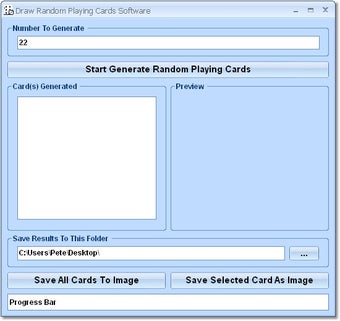 Imagen 0 para Random Playing Card Gener…