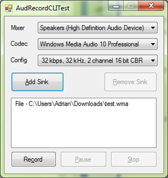 Image 0 for AudRecord