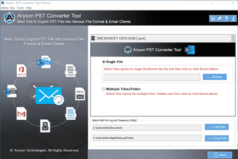 Image 0 for Aryson Outlook PST to PDF…