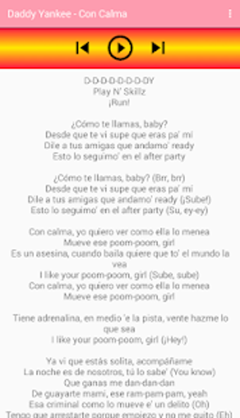 Imagen 1 para Daddy Yankee Con Calma Mu…