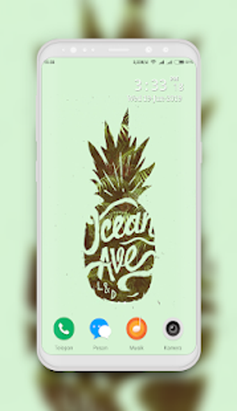 Image 3 for Cute Pineapple wallpaper