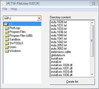Image 0 for TW-FileLister